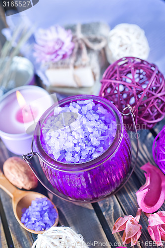 Image of sea salt and soap