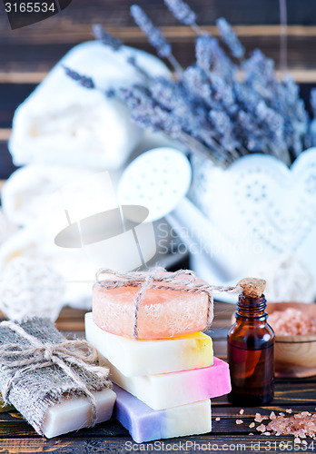 Image of objects for bath