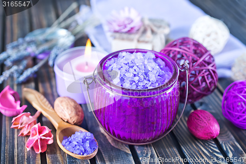 Image of sea salt and soap