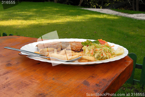 Image of dinner plate