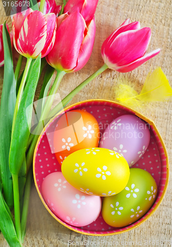 Image of easter eggs