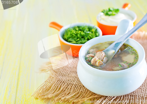 Image of mushroom soup