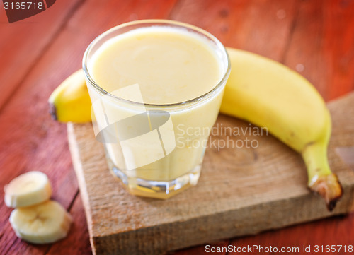 Image of banana yogurt