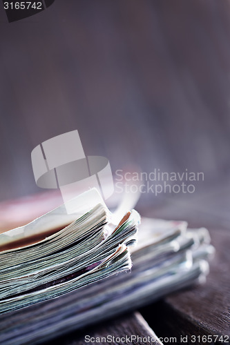 Image of stack of magazines