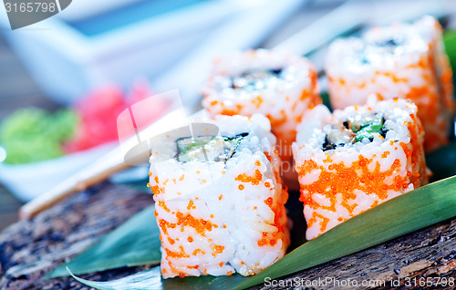 Image of sushi