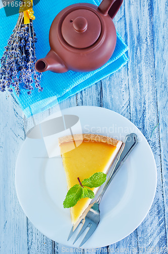 Image of sweet cheesecake