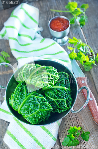 Image of raw dolma