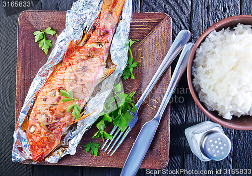 Image of baked fish