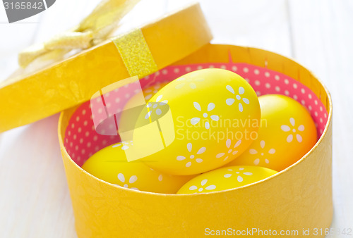 Image of easter eggs