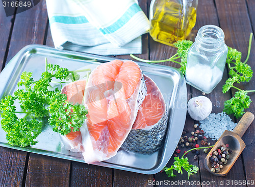 Image of raw salmon