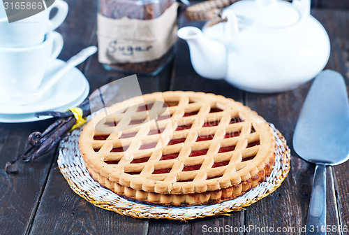 Image of Homemade cherry pie 