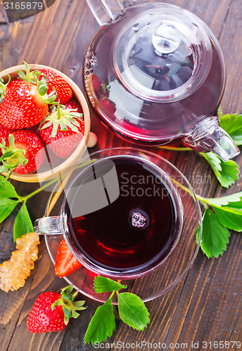 Image of strawberry tea