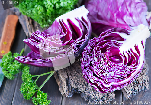 Image of blue cabbage