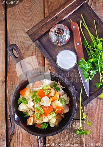 Image of fried vegetables