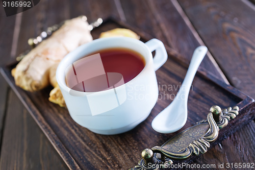 Image of tea with ginger