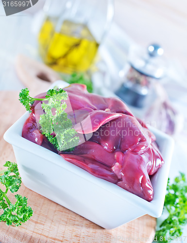 Image of raw liver