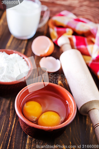 Image of ingredients for dough