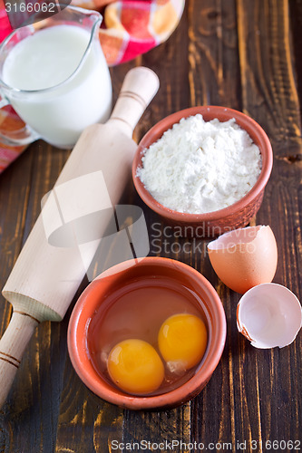 Image of ingredients for dough