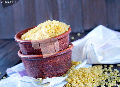 Image of raw pasta