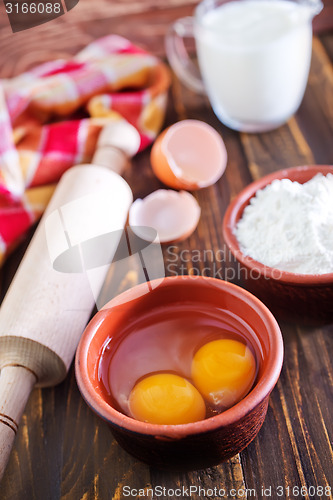 Image of ingredients for dough