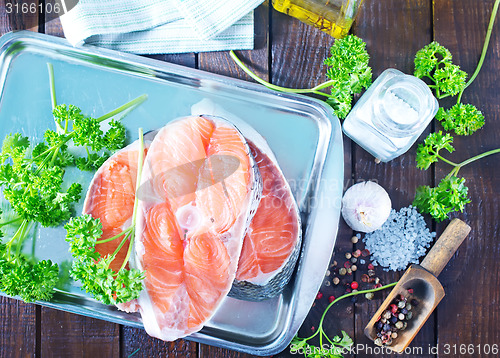 Image of raw salmon