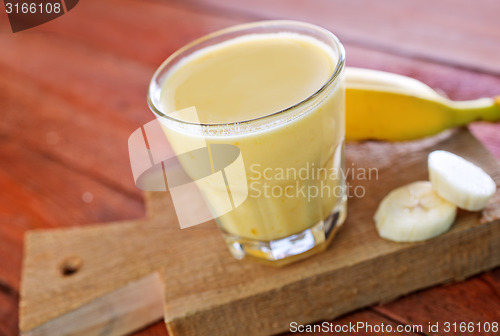 Image of banana yogurt