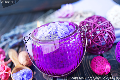Image of sea salt and soap