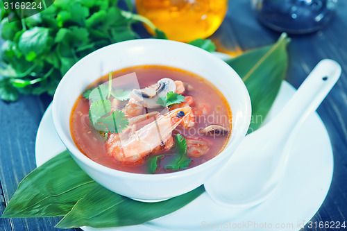 Image of fresh asian soup