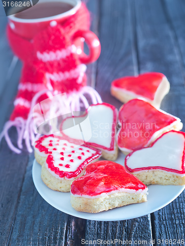 Image of cookies and cocoa drink