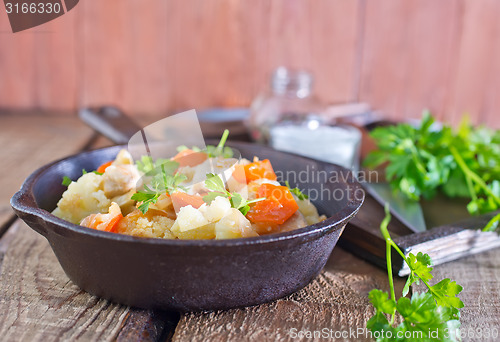 Image of fried vegetables