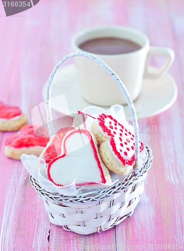 Image of cookies and cocoa drink