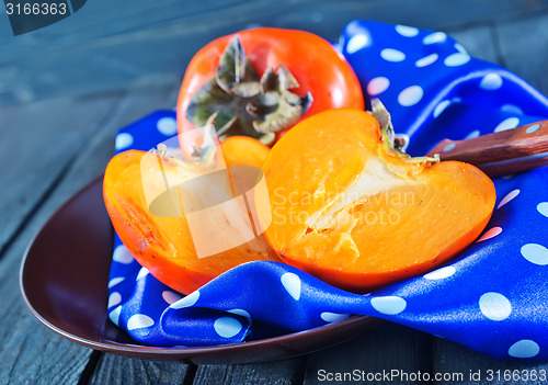 Image of Ripe persimmons 