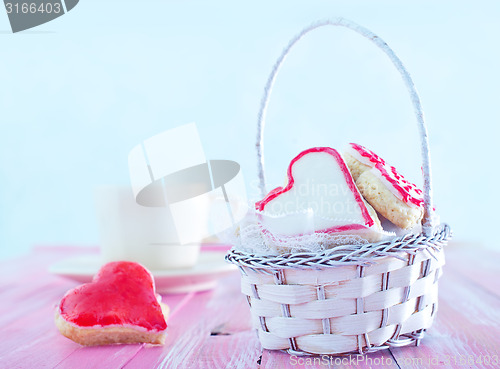 Image of cookies and cocoa drink