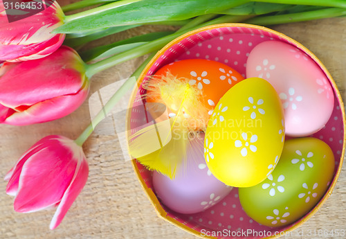 Image of easter eggs