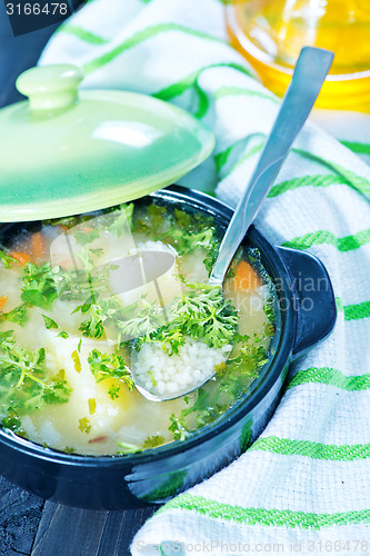 Image of fresh soup