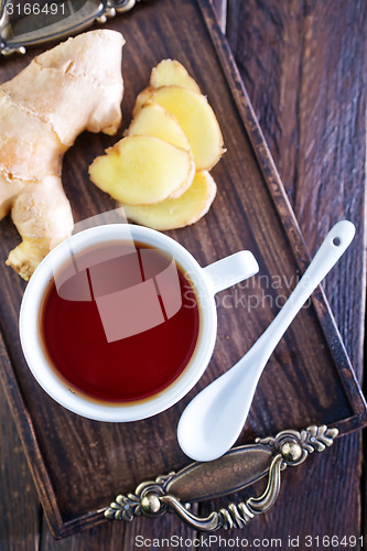 Image of tea with ginger