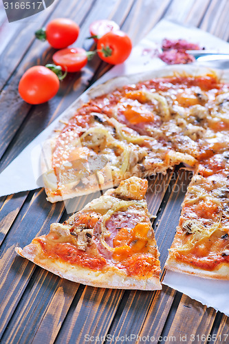 Image of fresh pizza