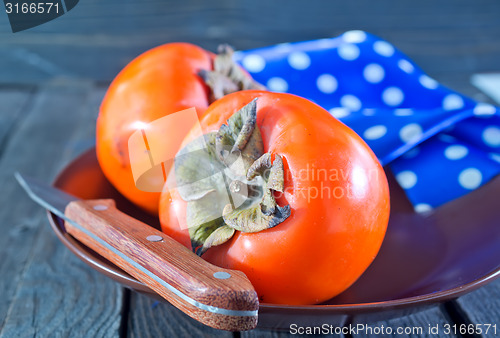 Image of Ripe persimmons 