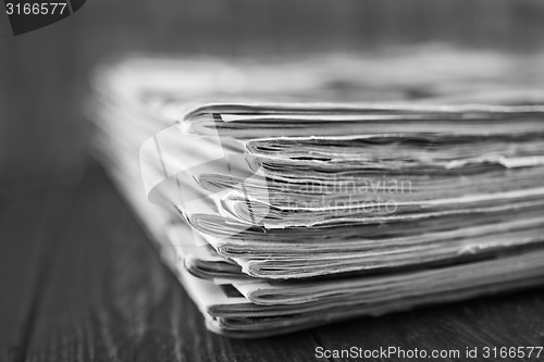 Image of stack of magazines