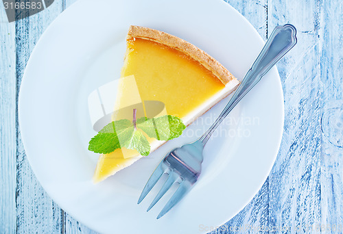 Image of sweet cheesecake