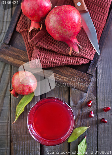 Image of pomegranate juice