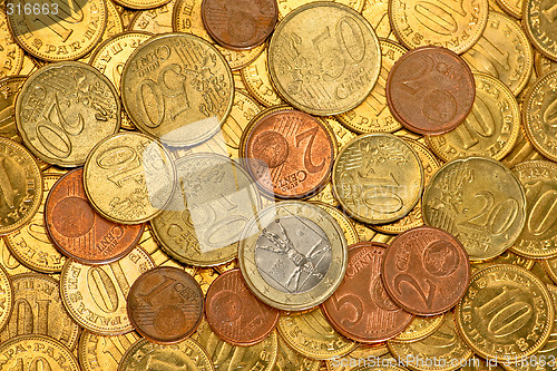 Image of Euro coins