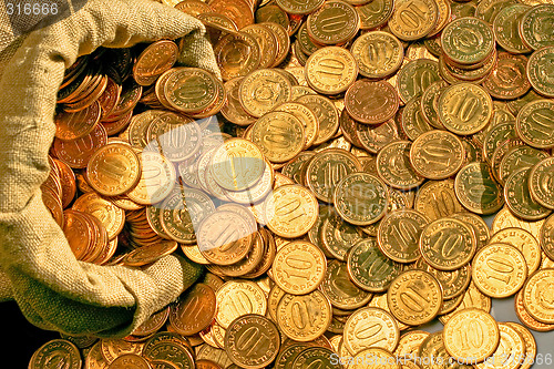 Image of Scattered coins