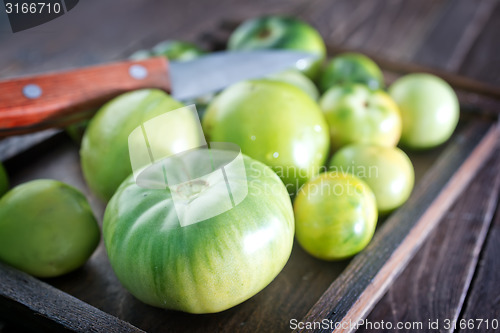 Image of green tomato