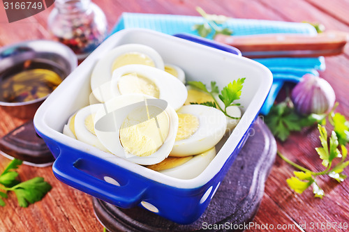 Image of boiled eggs