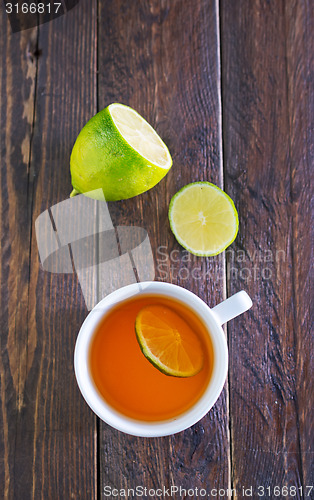 Image of tea with lemon