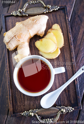 Image of tea with ginger