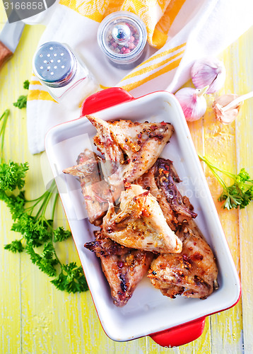 Image of fried chicken wings