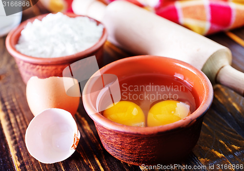 Image of ingredients for dough