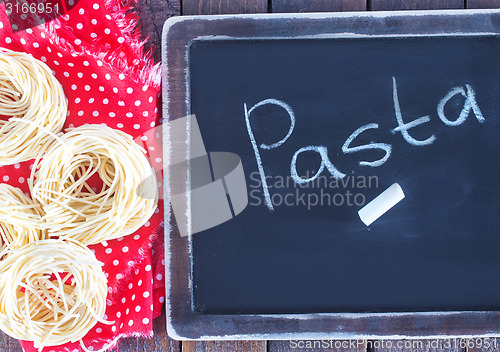 Image of raw pasta